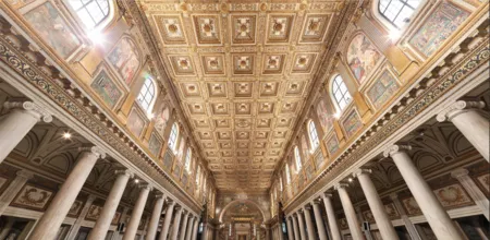 Basilica di Santa Maria Maggiore - Soffitto Dorato